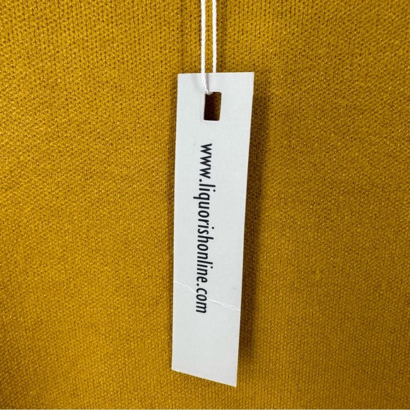 NWT Liquorish Sweater Cutout Elbows Arms Ties Womens Small Oversized - Picture 4 of 8